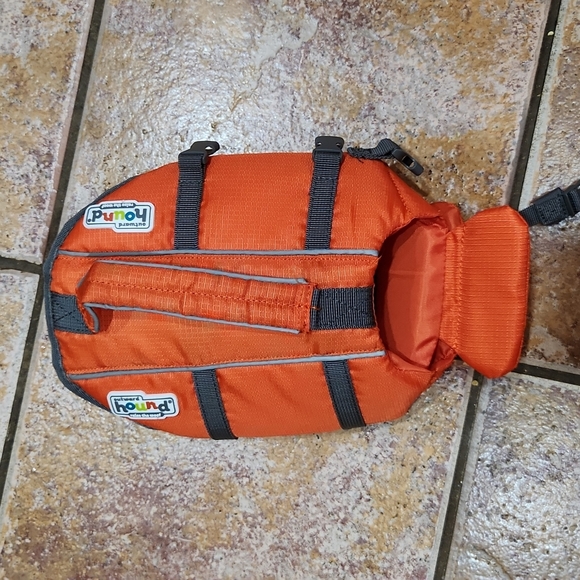 Outward hound floatation vest orange x small EUC